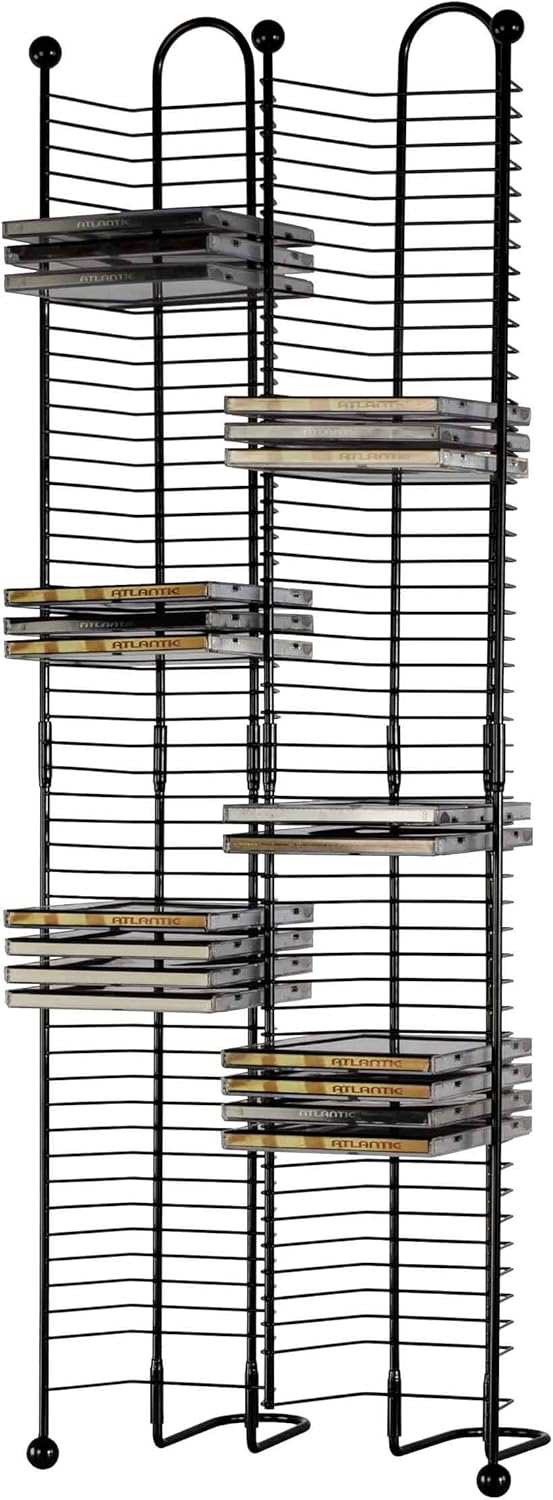 メタル　CDラック CDタワー 136 cm Atlantic - Brandclub - Atlantic Nestable 100 CD Tower